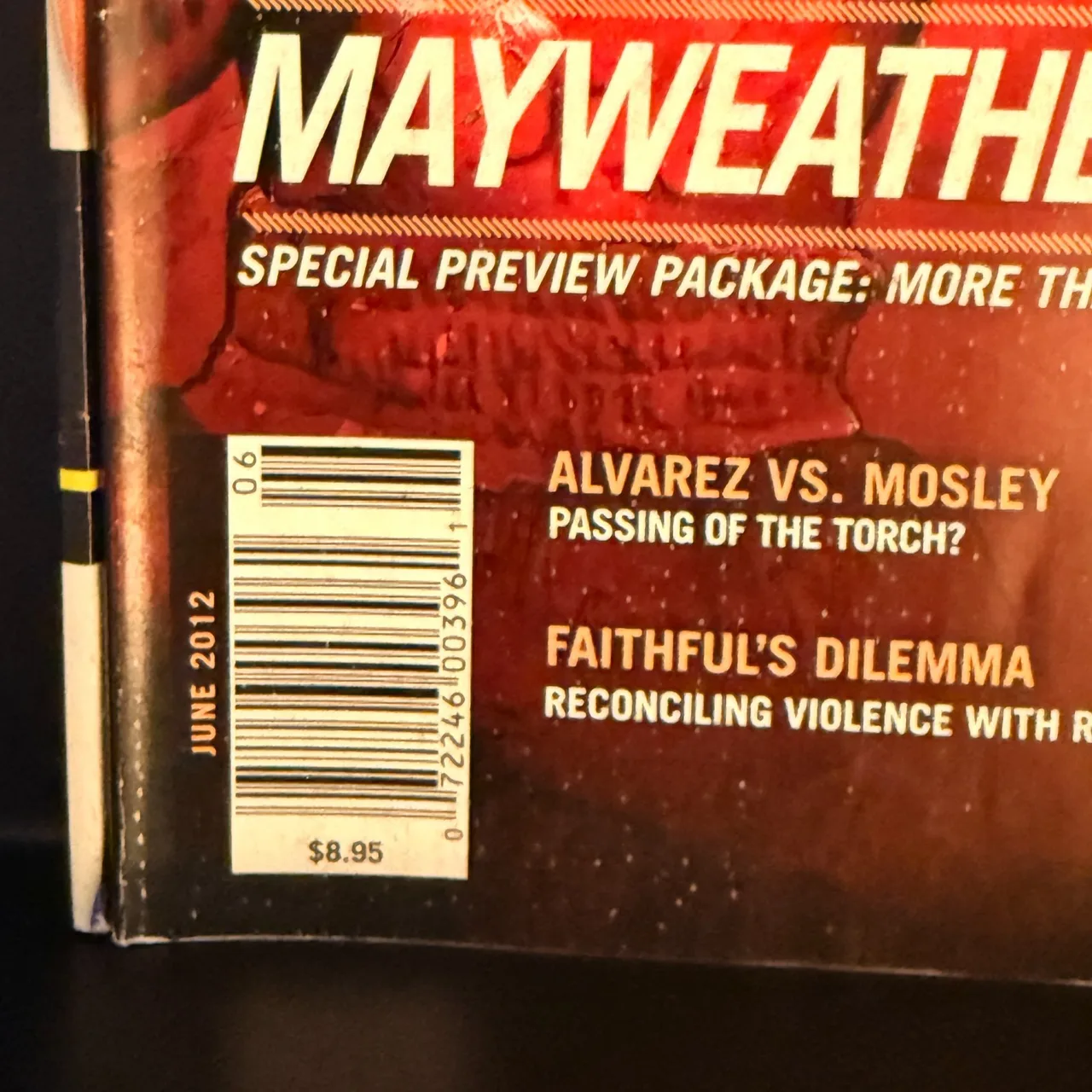 The Ring boxing magazine Floyd Mayweather vs Miguel Cotto June 2012 – photo 2