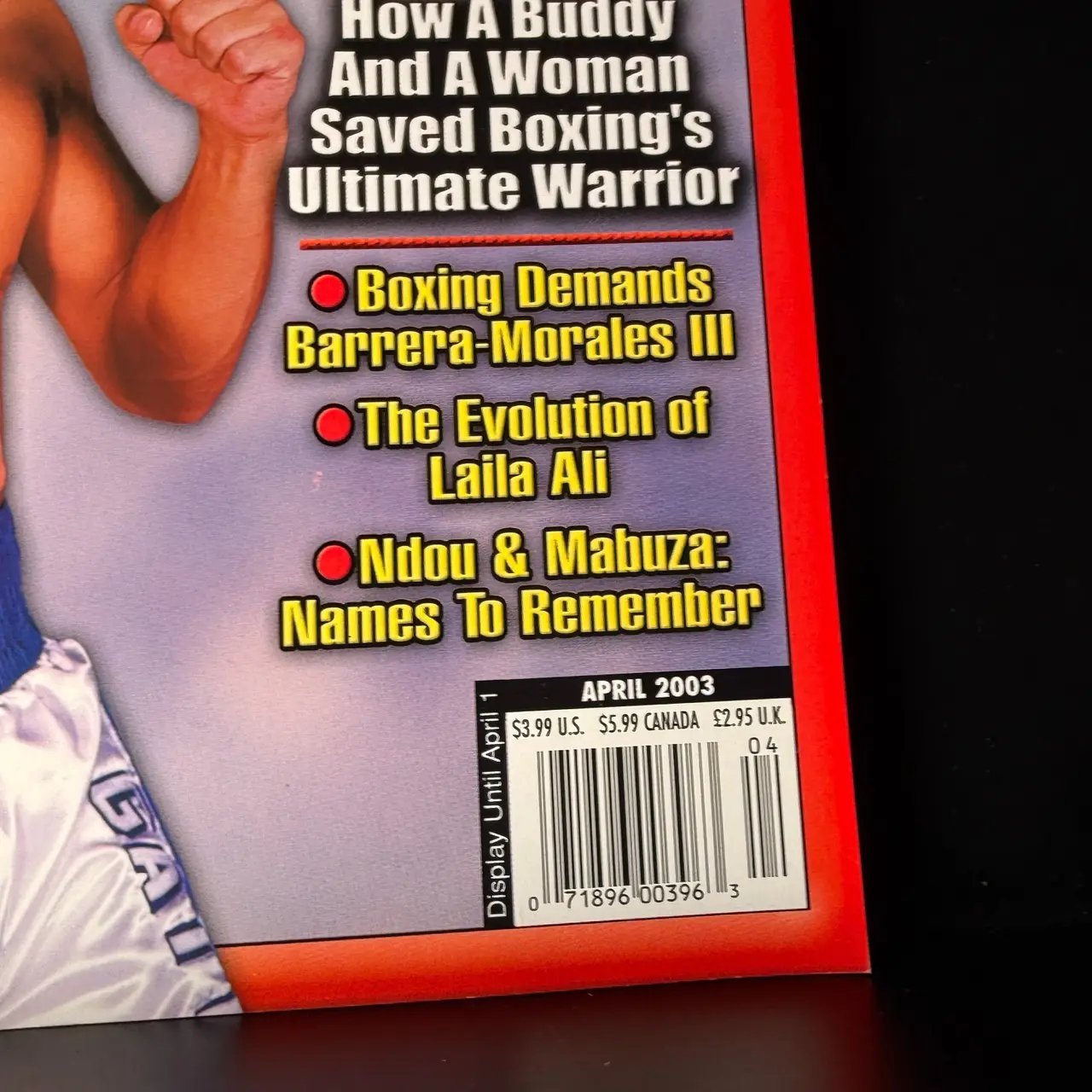The Ring Magazine Arturo Gatti April 2003 issue – photo 2