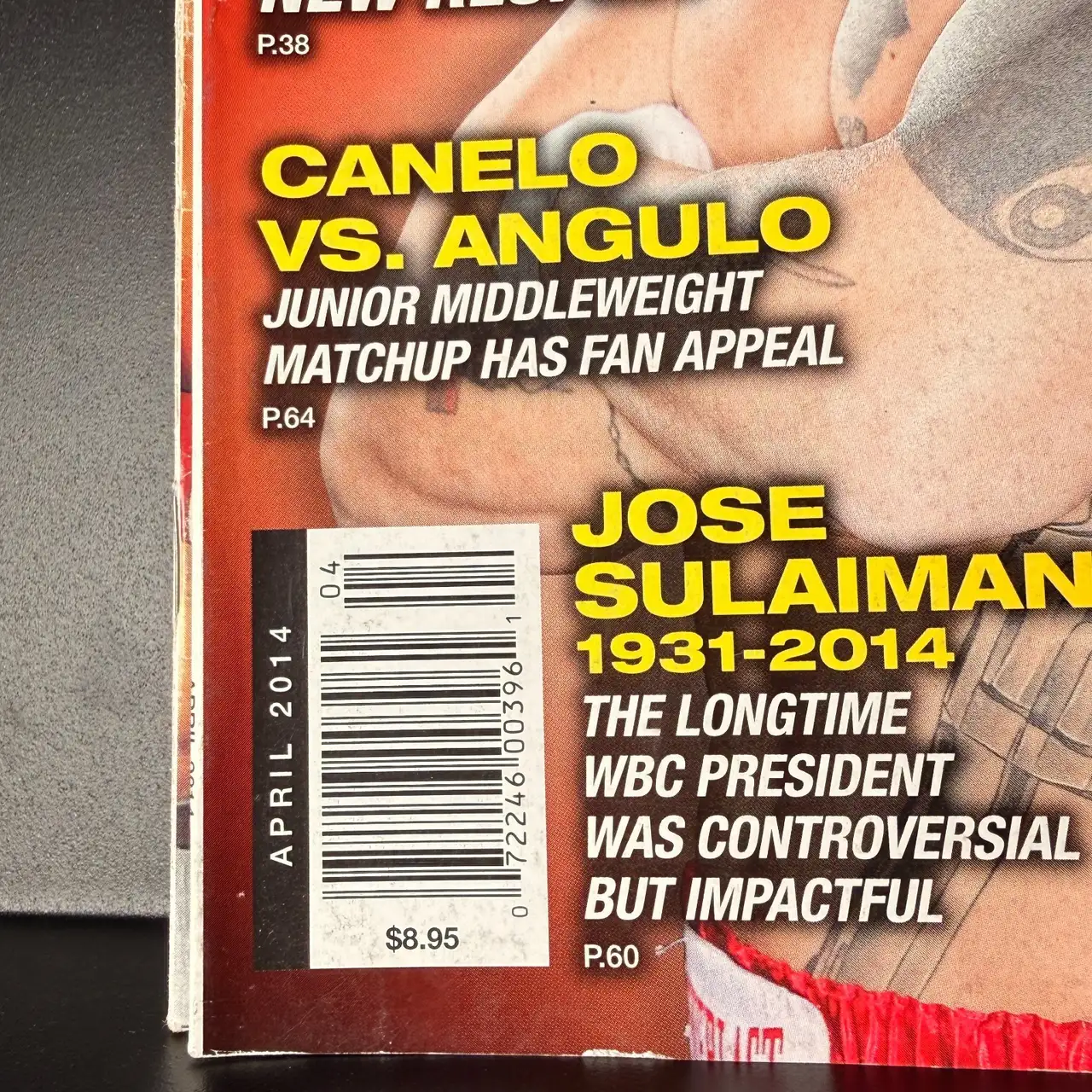 The Ring Magazine Marcos Maidana cover April 2014 – photo 2