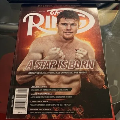 The Ring Magazine A Star Is Born Canelo Alvarez August 2013 Good Condition – photo 7