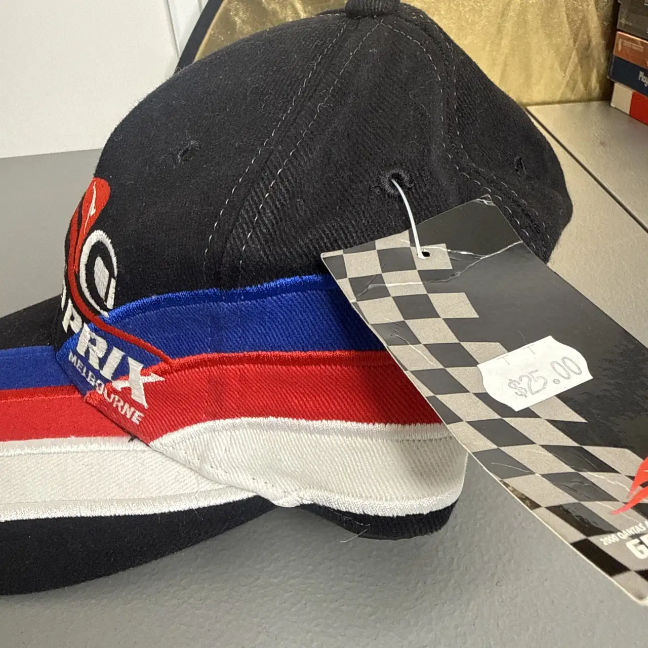 NWT Qantas Australian Grand Prix Melbourne 2000 Baseball Cap New Deadstock – photo 4