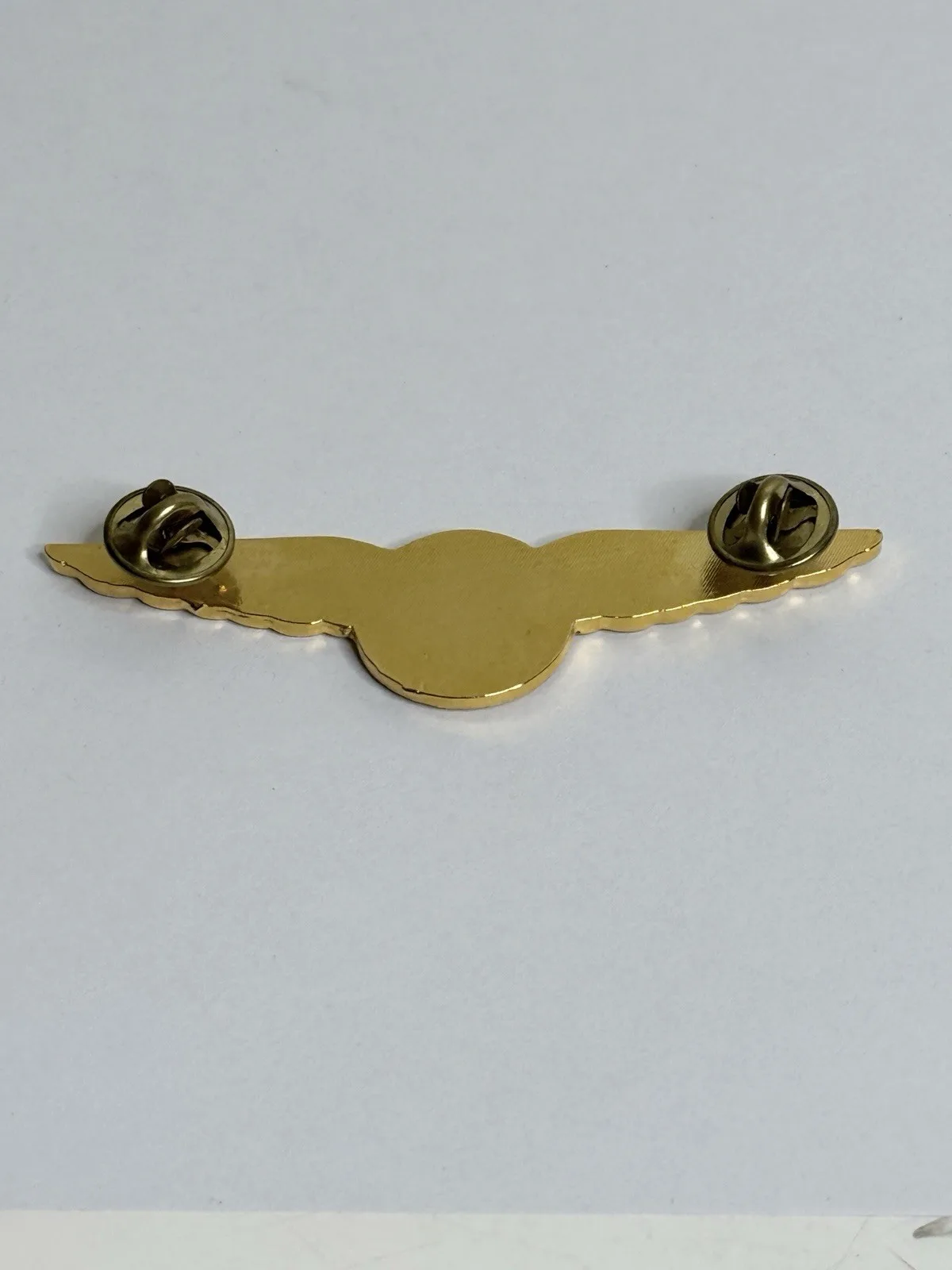 Vintage Air Niugini Papua New Guinea Pilot Wings Badge Gold Red Black Enamel – photo 5