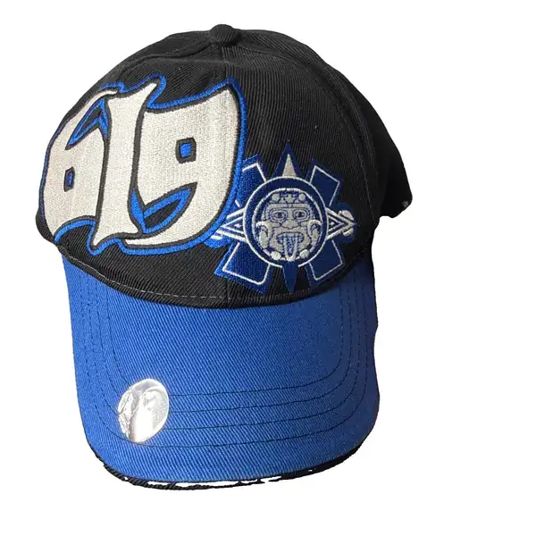 WWE 619 Mysterio Licensed Cap Blue Black Authentic Embroidered
