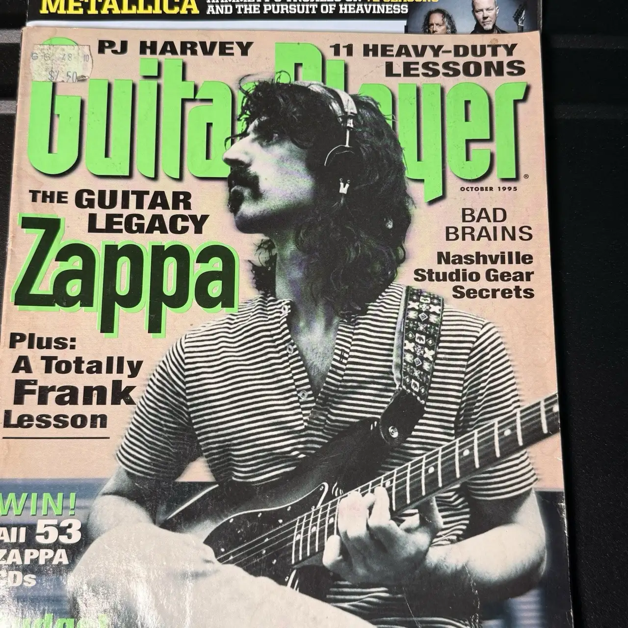 Vintage Guitar Player Magazine Frank Zappa Special 11 Heavy Duty Lessons – photo 2