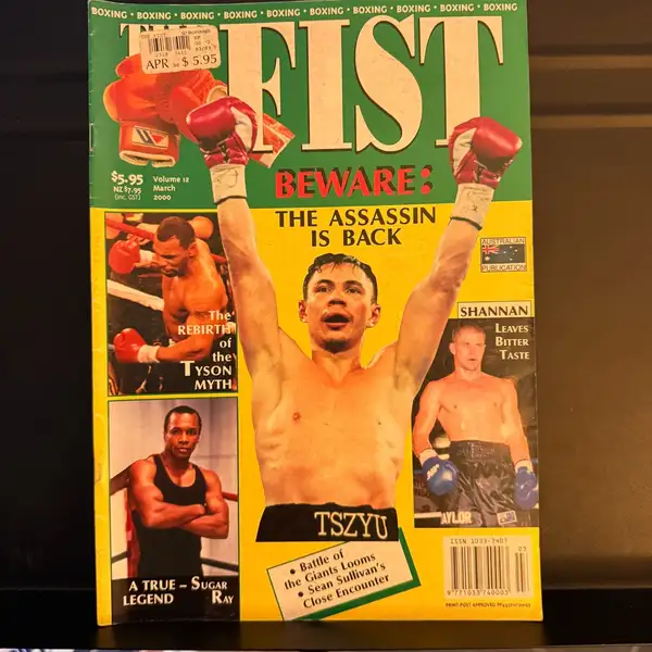 Rare The FIst boxing magazine Kostya Tszyu/Tyson the assassin is back March 2000