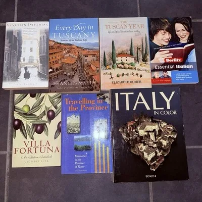 Italy Travel & Tuscany Book Bundle Venice Tuscany Language Learning 7xBooks – photo 4