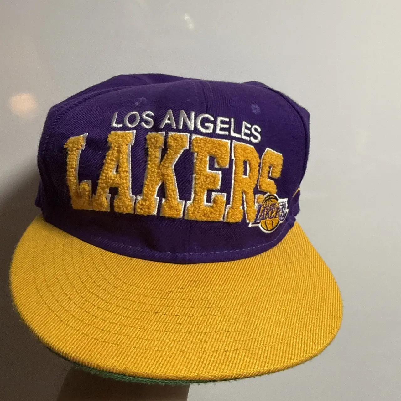 Old Los Angeles Lakers Cap Hardwood Classics Aged Retro Design – photo 6