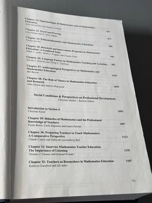 Kluwer International Handbook of Mathematics Education Part 2 Vol 4 (1996 HC) – photo 10