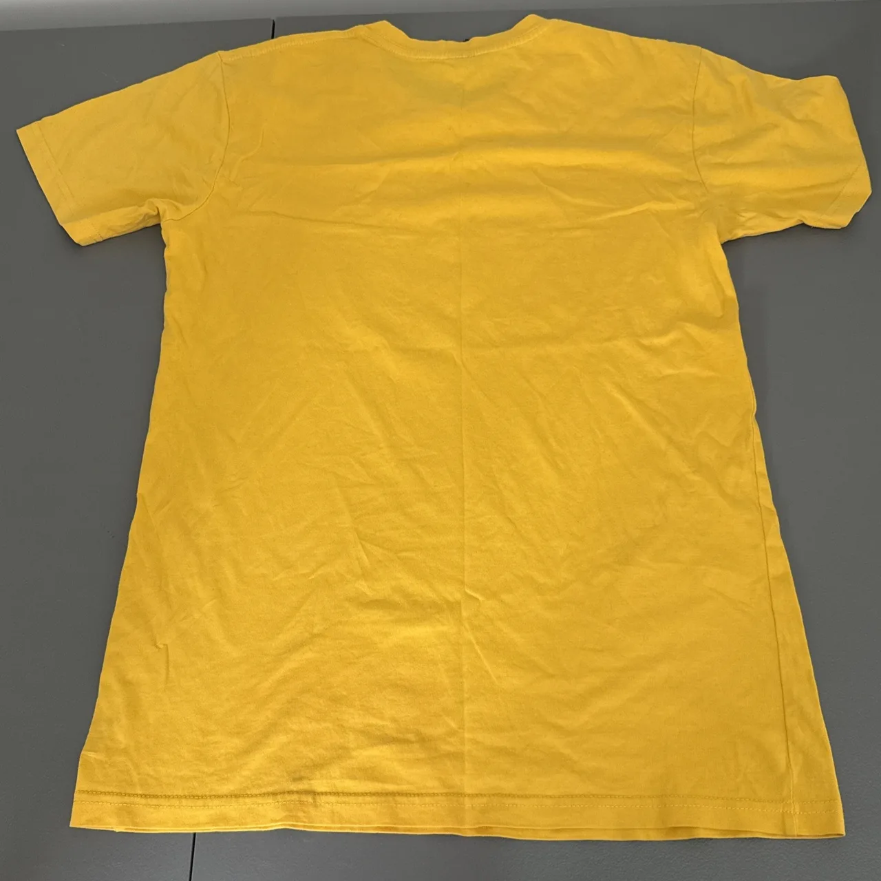 Great Gable Retro Men’s Small T Shirt Yellow With Spell Out – photo 4