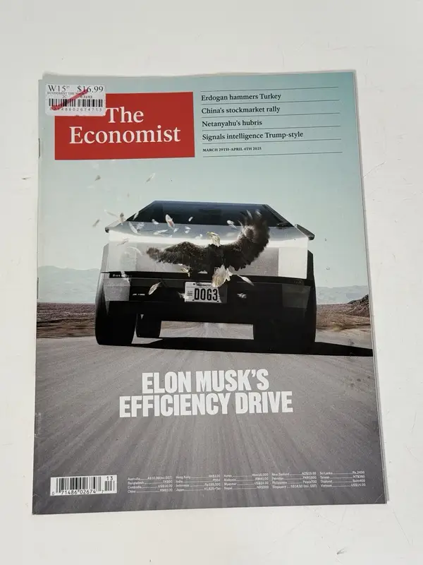 the economist march-april 2025 issue w.13 elon musk “efficiency drive”