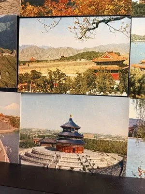10xVintage China Beijing Peking Postcards Great Wall Forbidden City Scenic Views – photo 7