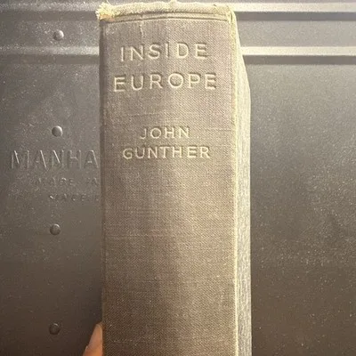 Inside Europe John Gunther 1936 New And Revised Edition – photo 2
