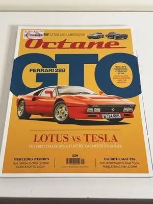 octane january 2025 issue 259 ferrari 288 gto cover lotus vs tesla richard mille