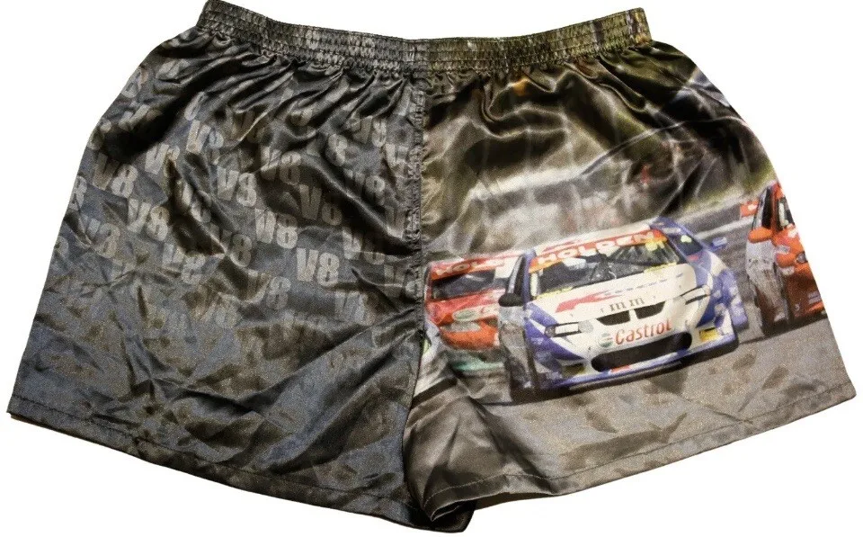 Rare satin boxer Shorts Holden ford V8 CLIPSAL 500 supercar L 95-100cm Adelaide – photo 4