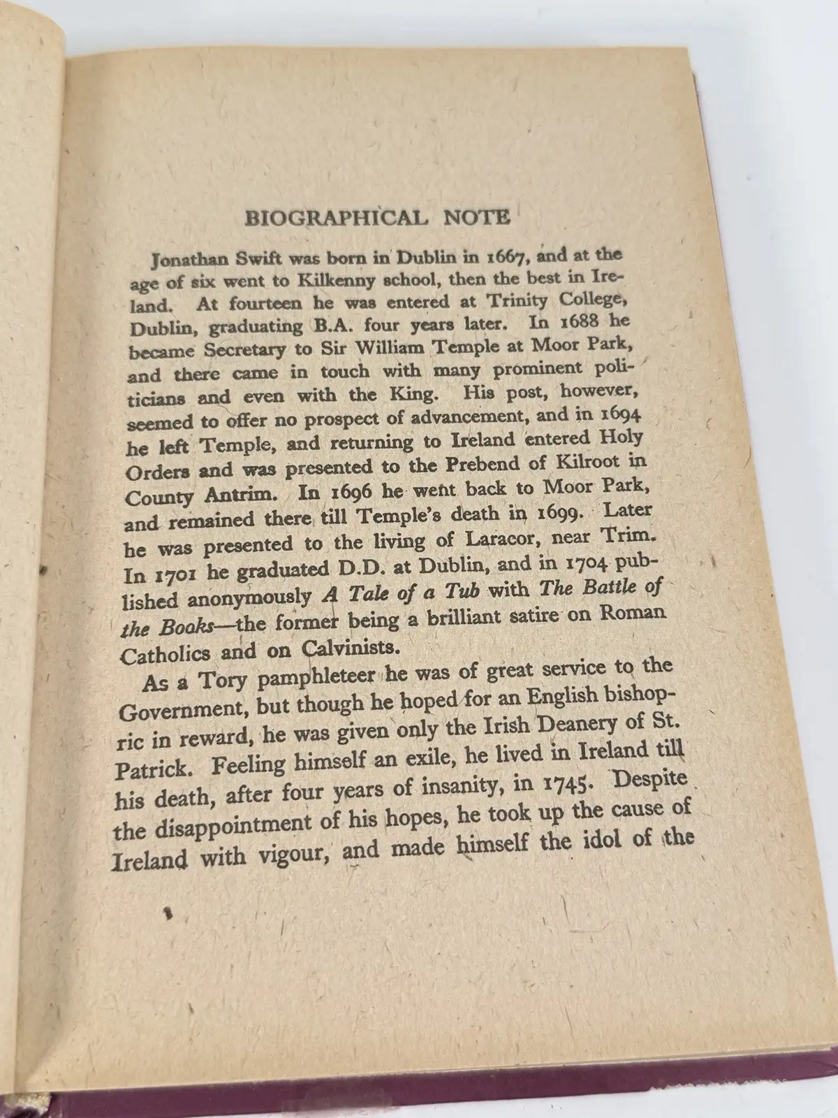 Jonathan Swift Gulliver's Travels Hardcover Classics Adventure Novel – photo 6