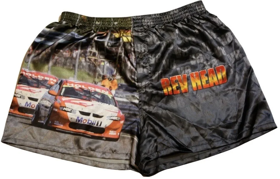 Rare satin boxer Shorts Holden ford V8 CLIPSAL 500 supercar L 95-100cm Adelaide – photo 2
