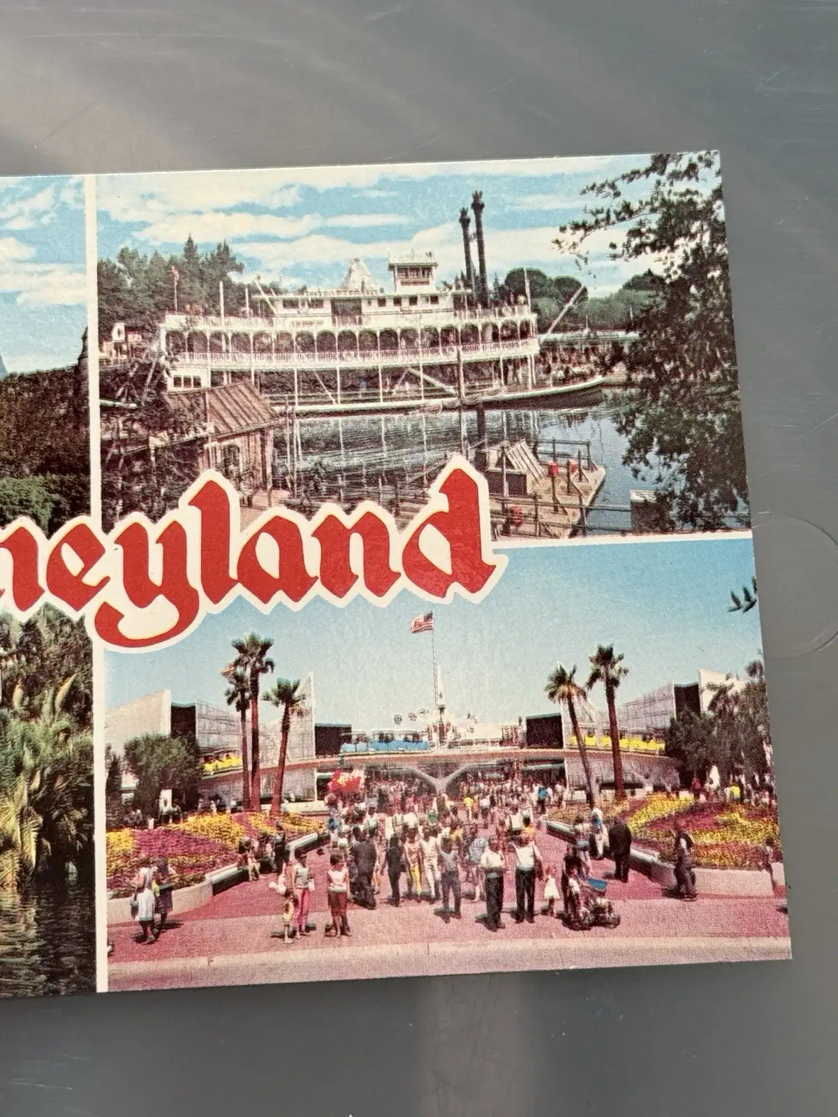 Walt Disney Productions Disneyland Multi-View Postcard Unposted – photo 3