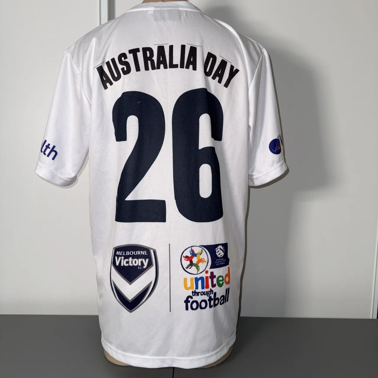 Melbourne Victory United Through Football T Shirt Mens M Australia Day 26 Rare – photo 5