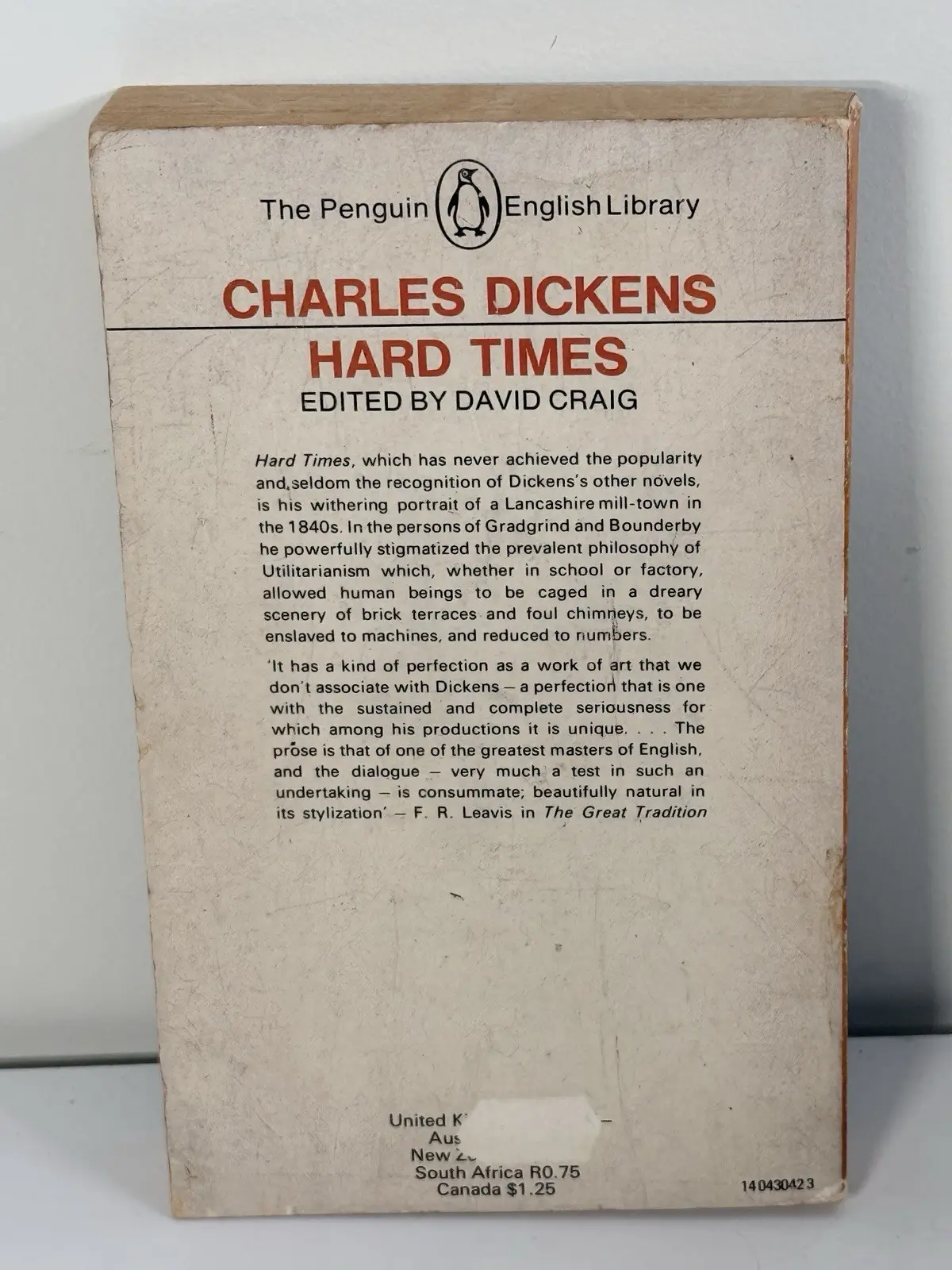 Penguin English Library Hard Times by Charles Dickens (Paperback, English) – photo 3