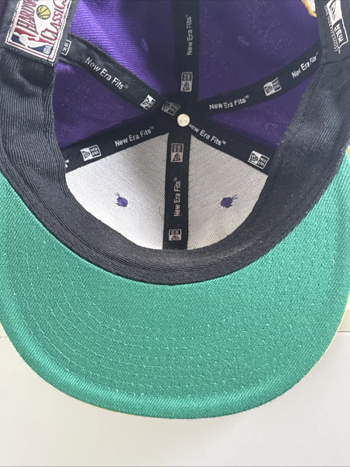 Old Los Angeles Lakers Cap Hardwood Classics Aged Retro Design – photo 5