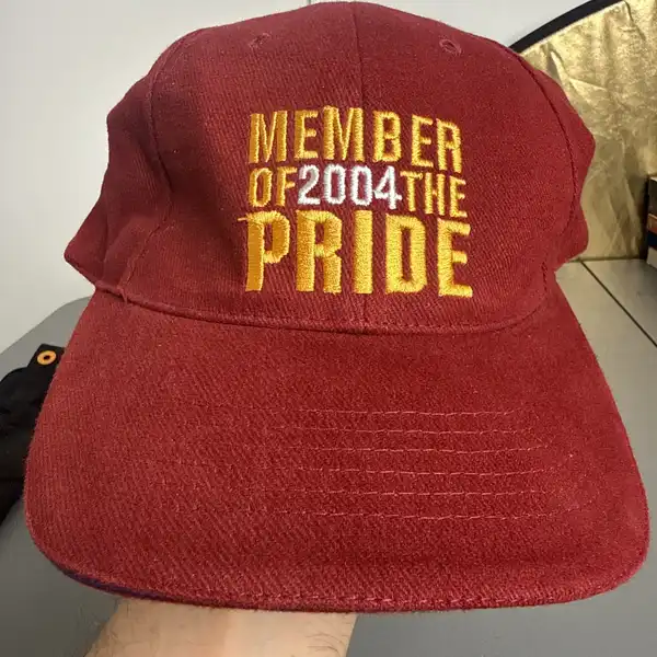2004 Brisbane Lions Membership Cap Maroon Member Of Pride Unworn