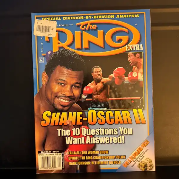 The Ring Extra boxing magazine Sugar Shane Mosley Oscar de la hoya 2