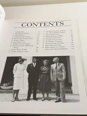 Prime Ministers of Australia by Lindsay Nance (Hardcover Illustrated, 1989) – photo 6