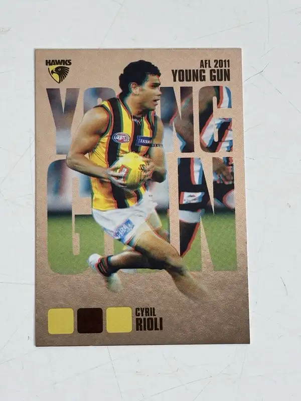 Select AFL 2011 Young Gun Insert Cyril Rioli #100 Hawthorn Card