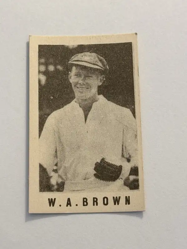 Bill Brown Queensland Batsman Cricket Card Original Collectable Memorabilia