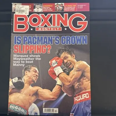 Boxing Monthly Pacman Marquez Mayweather Carl Froch Dec 2011