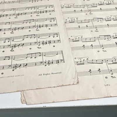 Harry J. Lincoln Silent Thoughts Tone Poem Piano Solo Sheet Music L.F. Collin – photo 4