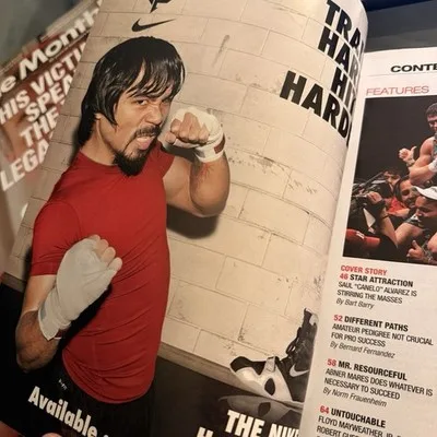 The Ring Magazine A Star Is Born Canelo Alvarez August 2013 Good Condition – photo 8