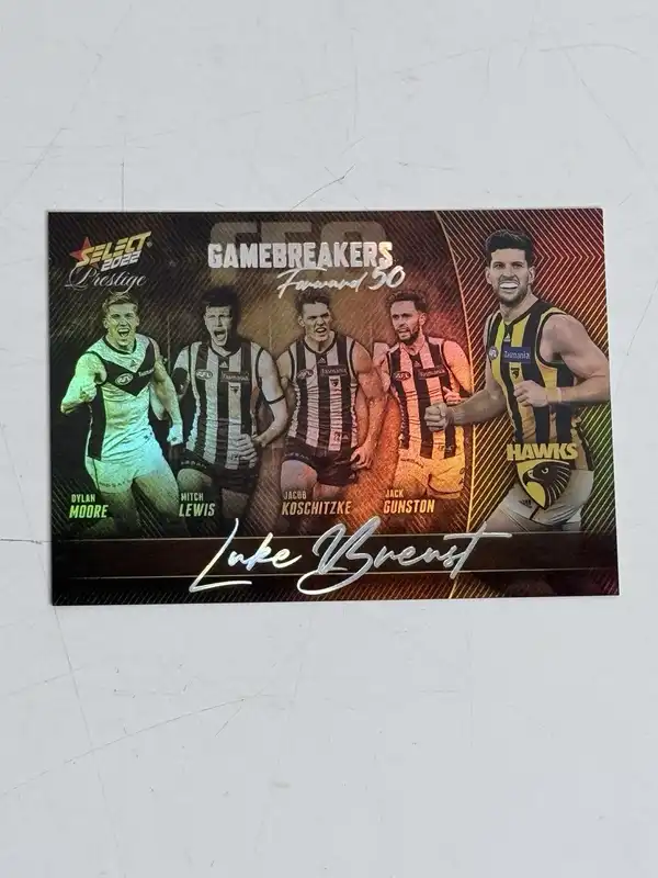 Select 2022 Prestige Gamebreakers Forward 50 Luke Breust GBP46 634/750