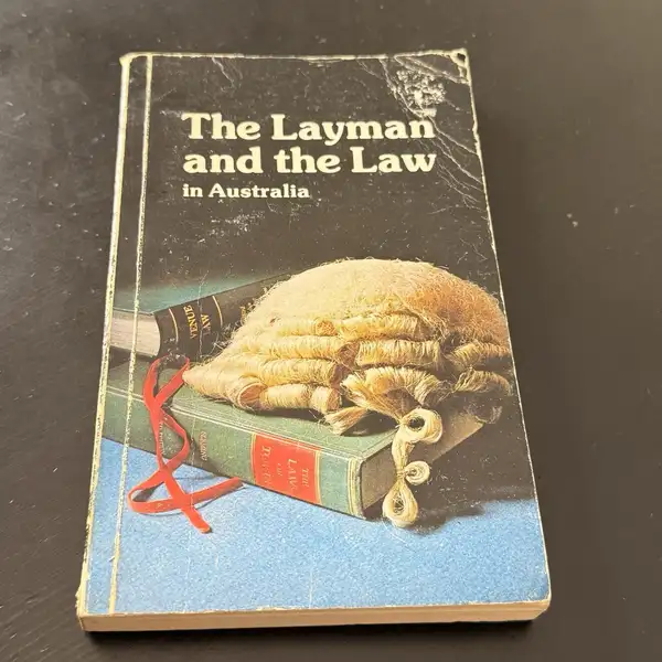 The Layman And The Law In Australia McGregor Vintage Paperback