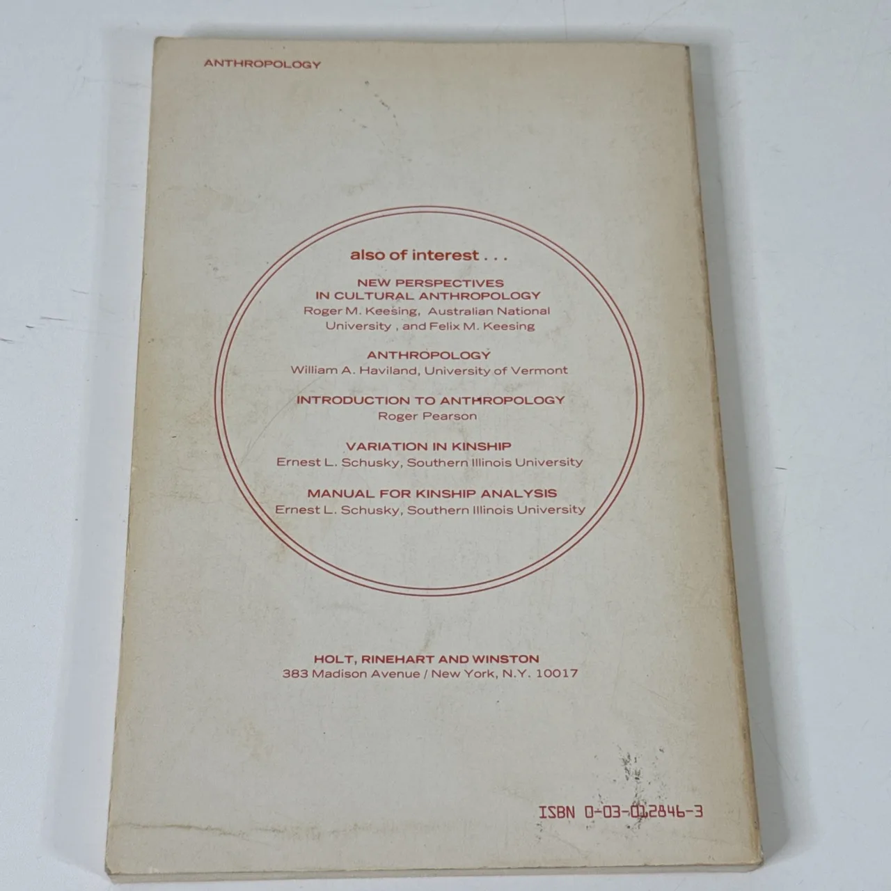 Kin Groups and Social Structure by Keesing, Roger M. Paperback Anthropology Book – photo 3