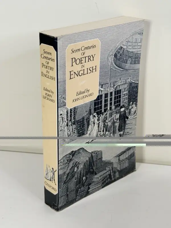 Oxford University Press Seven Centuries of Poetry in English John Leonard PB