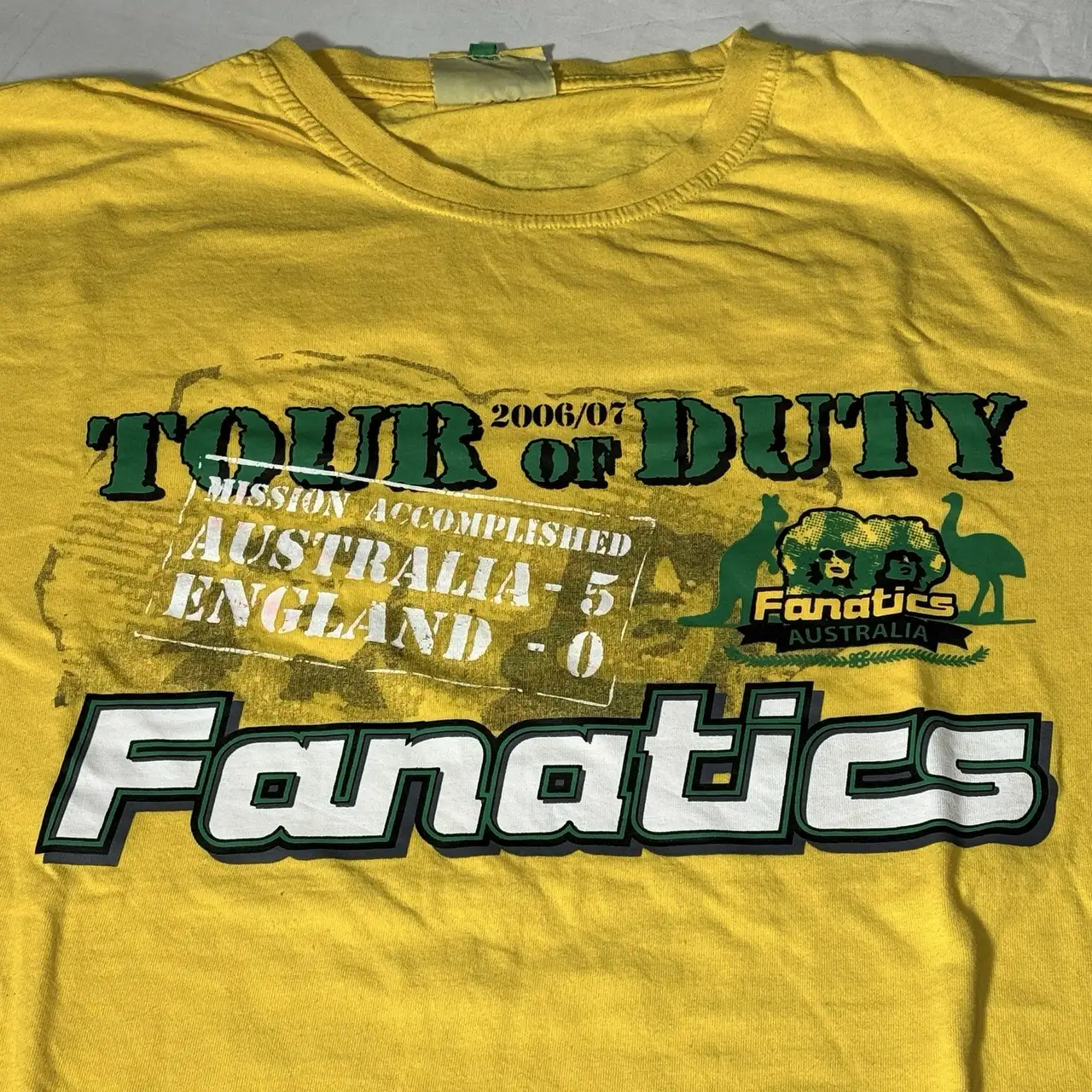 Australian Cricket Team Fanatics Tour T-Shirt England Australia 2008/09  5-0 – photo 3