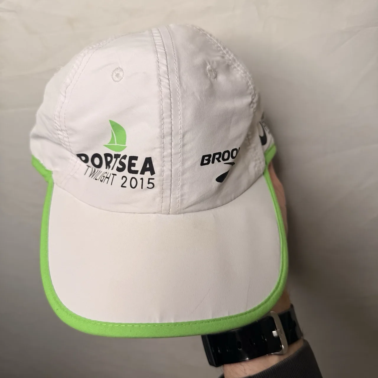 Portsea Twilight Victoria Running Cap White Green – photo 5
