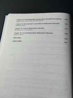 Kluwer International Handbook of Mathematics Education Part 2 Vol 4 (1996 HC) – photo 11