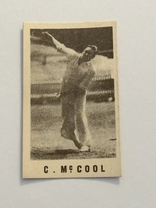 C. McCOOL Queensland Australia Cricket Sports Trading Card English Language