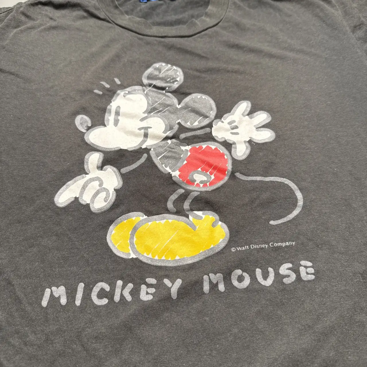 Black Mickey Mouse T Shirt From Tokyo Disneyland Small – photo 2