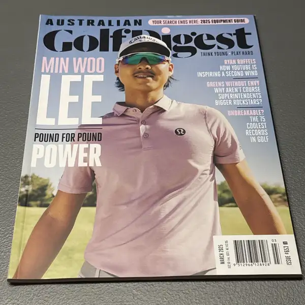 Golf Digest Magazine Oct Nov 2024 Min Woo Lee