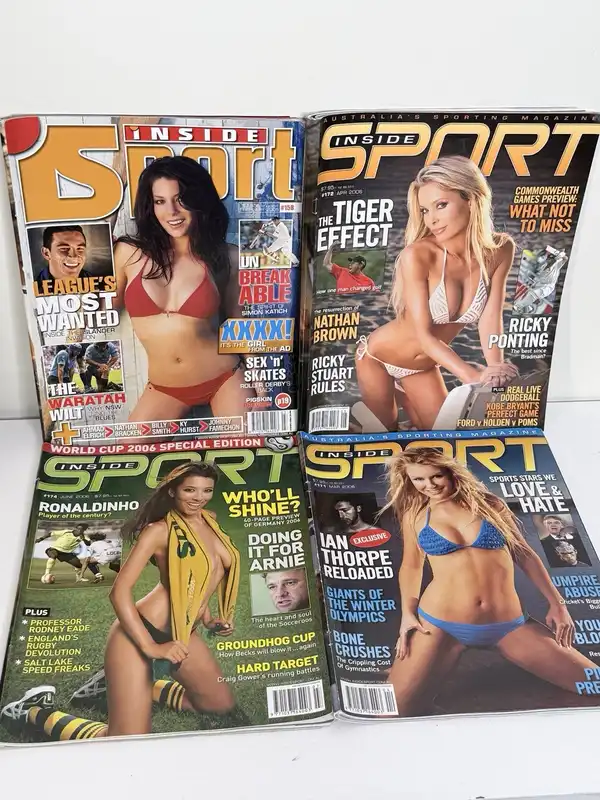 4xInside Sport magazine lot issues 158 171 172 174 feb jun 2006 Australia