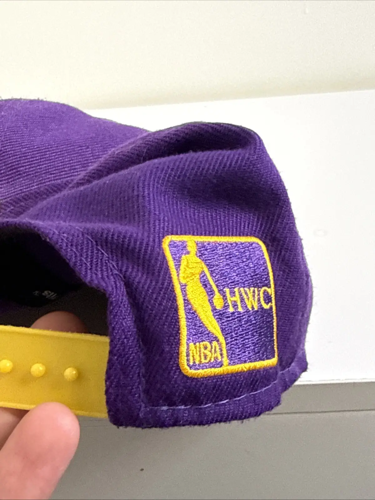 Old Los Angeles Lakers Cap Hardwood Classics Aged Retro Design – photo 3