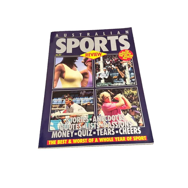 Vintage Australian Sports Review magazine early 1990's rare copy