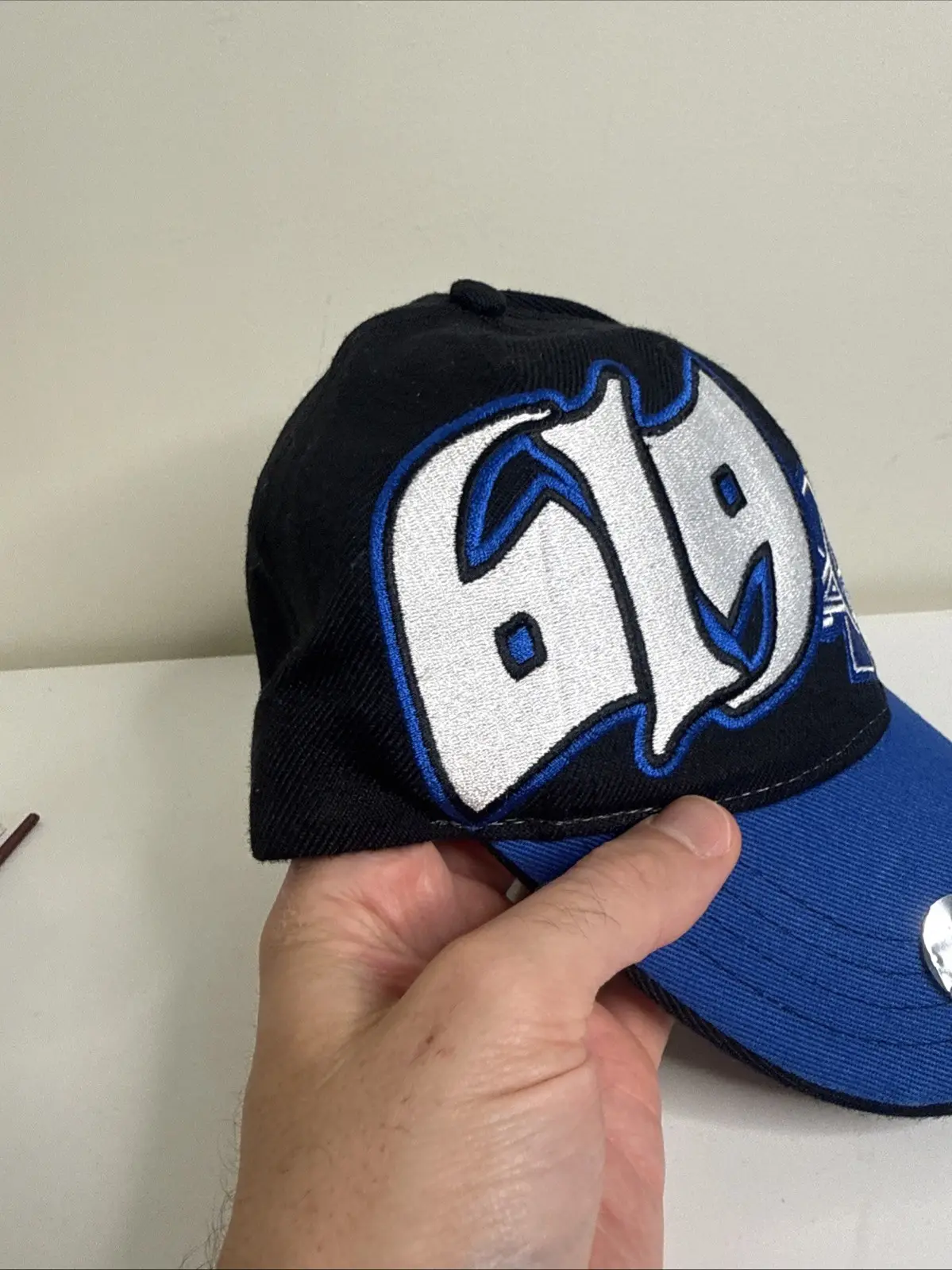 WWE 619 Mysterio Licensed Cap Blue Black Authentic Embroidered – photo 3