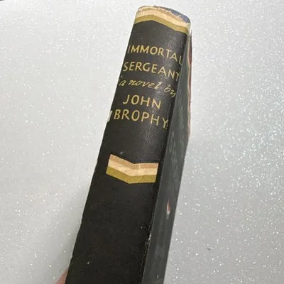 Immortal Sergeant John Brophy (1942) Collins Hardcover Novel Dust Jacket WWII – photo 2