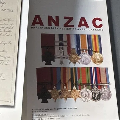 Parliament of Victoria ANZAC: Parliamentary Review of ANZAC Day Laws 2002 PB – photo 4