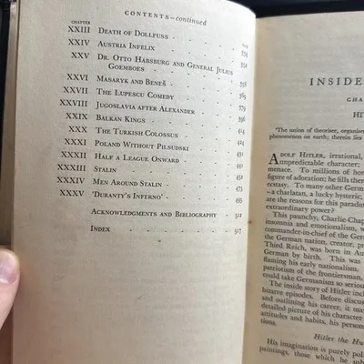 Inside Europe John Gunther 1936 New And Revised Edition – photo 6