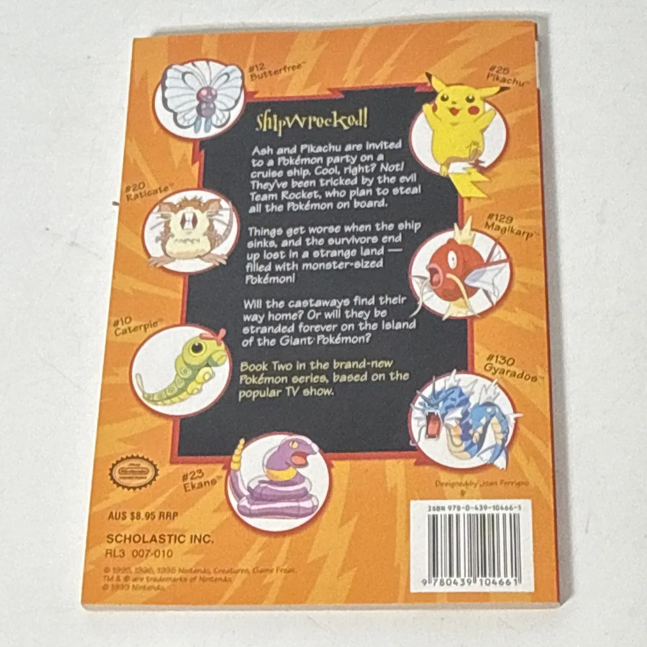 Pokémon: Island of the Giant Pokémon Tracey West 1999 Scholastic PB Illus – photo 3